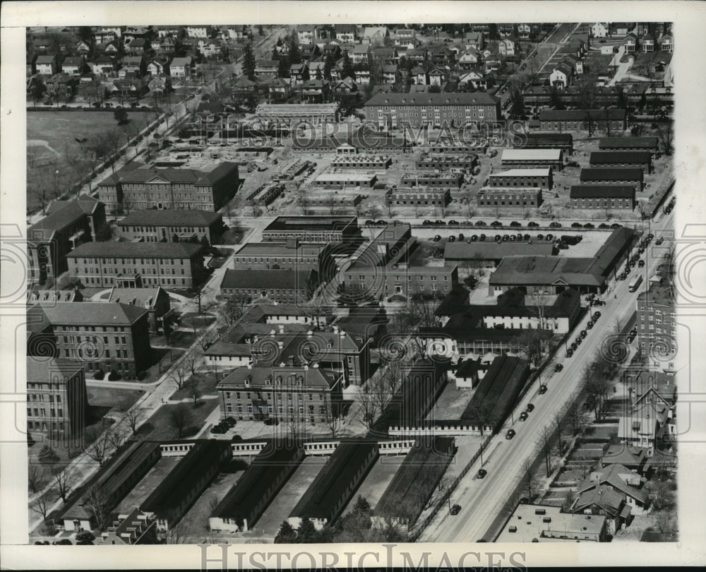 1941 Press Photo Walter Reed Hospital Buildings, Aerial View - mja53839 - Historic Images