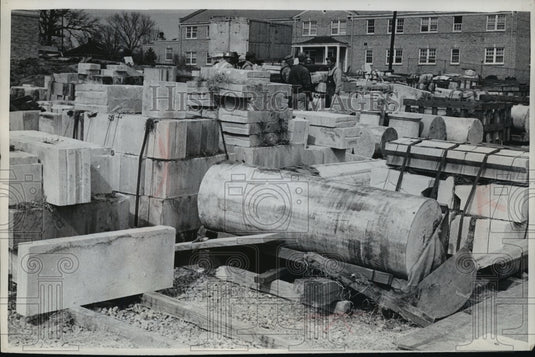 1969 The 1150 A.D. Church from London Brought to Fulton and Rebuilt - Historic Images