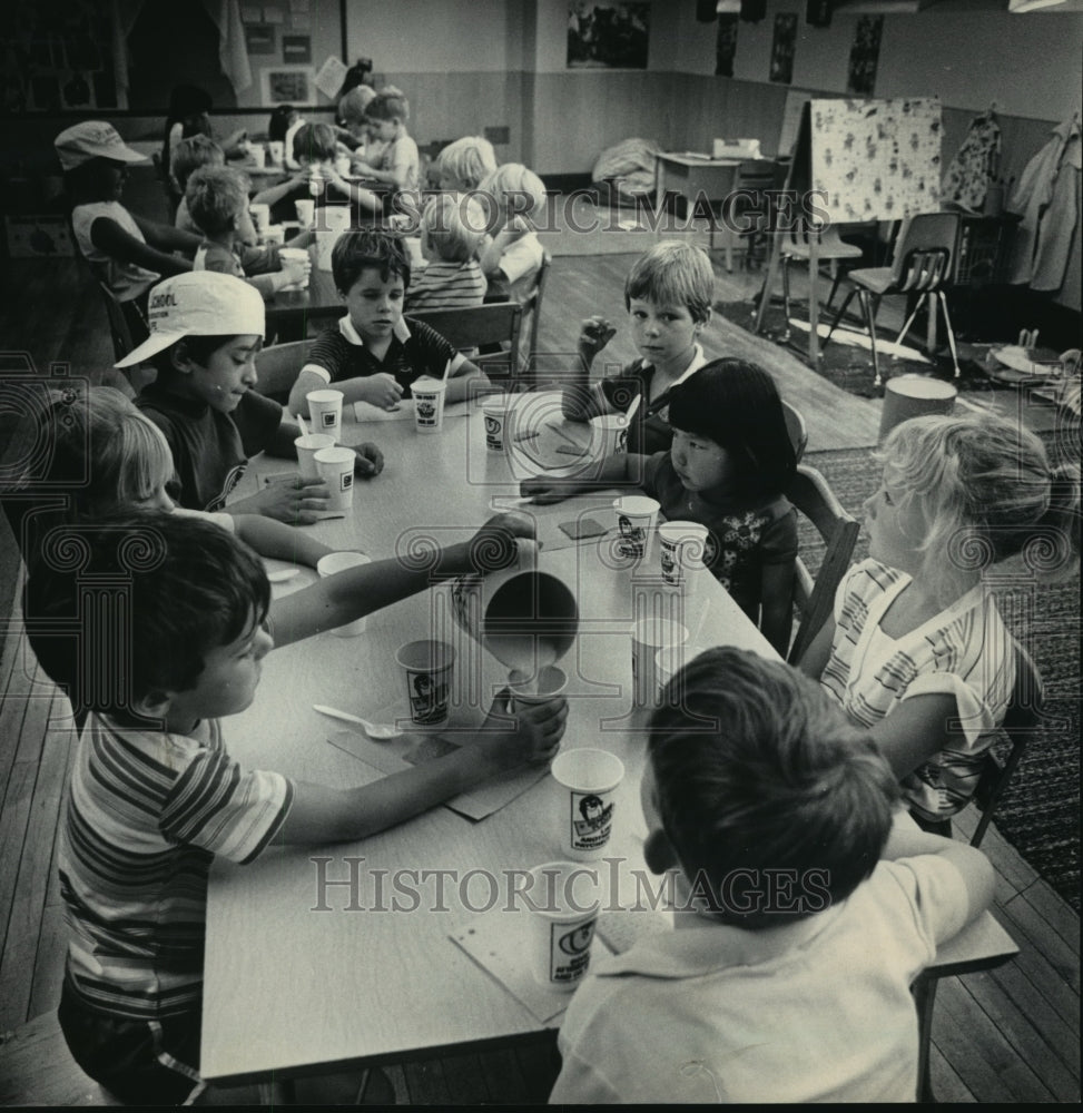 1984 Press Photo After school latchkey program in Minneapolis- St Paul, Minn.-Historic Images