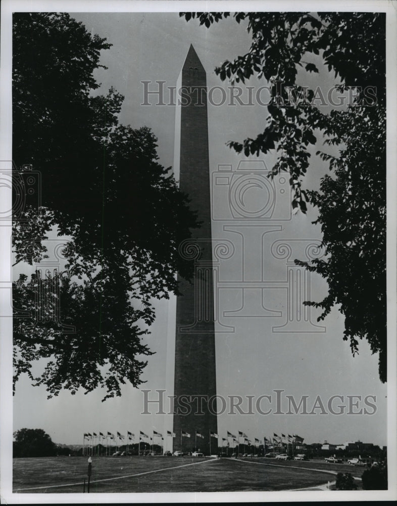 1987 Press Photo Exterior of the Washington Monument - mja54299 - Historic Images