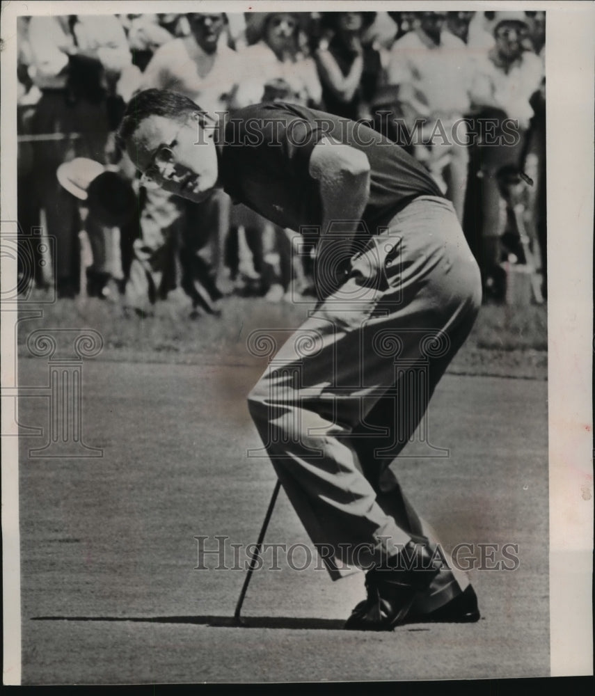 1961 Press Photo Bobby Brue, Golfer, at National Open Golf Tournament in Detroit-Historic Images