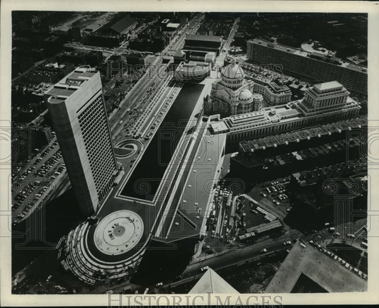 1973 Press Photo Christian Science Center Boston, Massachusetts - mja54855-Historic Images