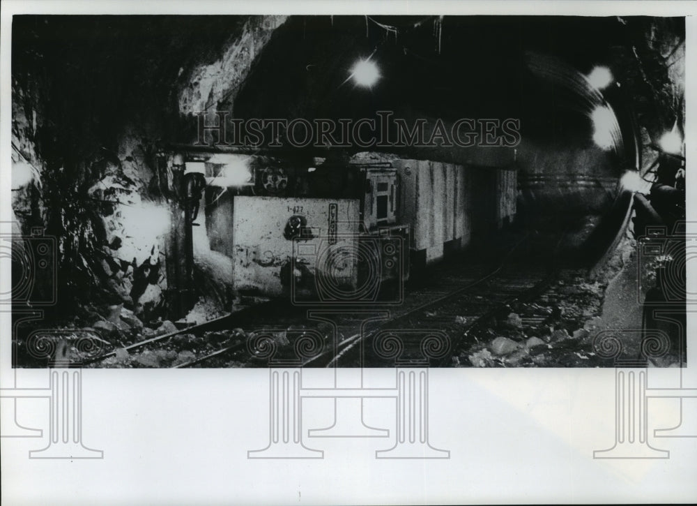 1978 Press Photo Chicago&#39;s Underground Sewage Tunnel - Historic Images