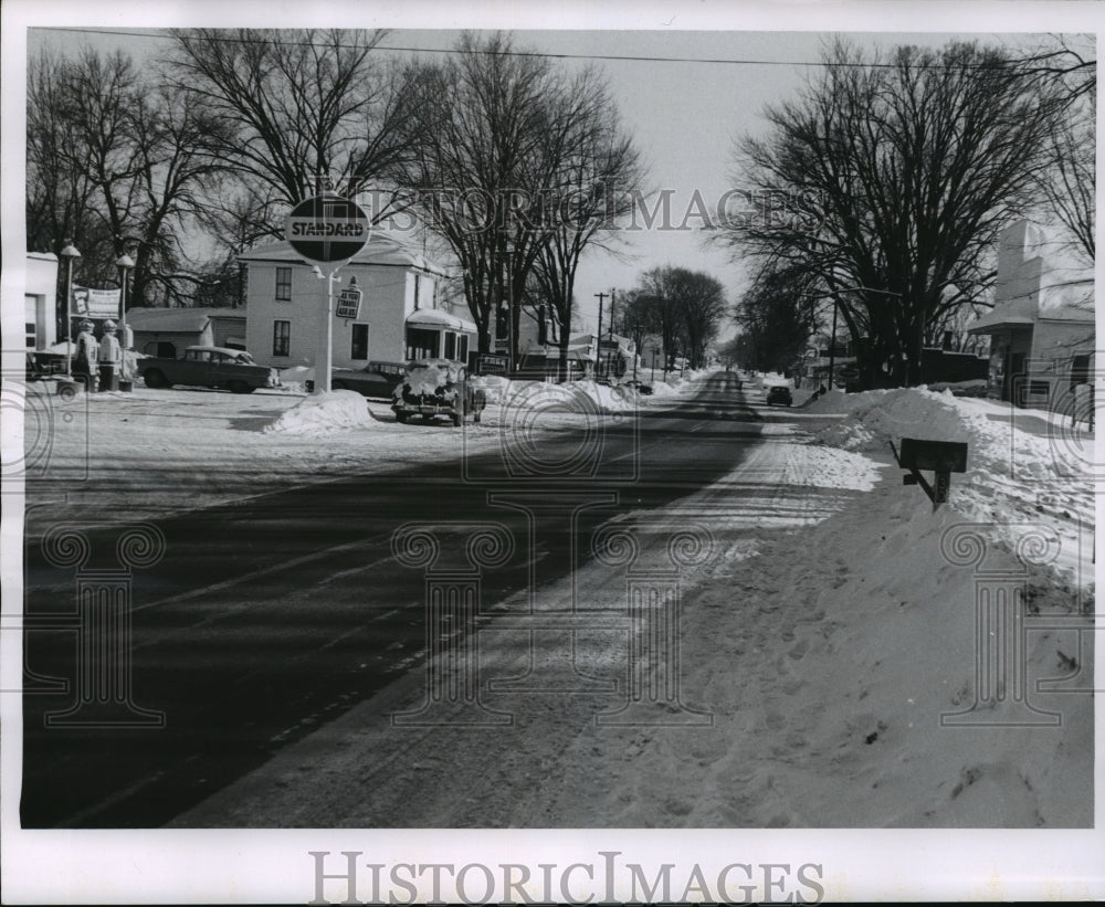 1962 Press Photo Highway 27 Running Through the Town of Leon, Wisconsin-Historic Images