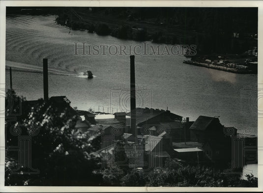 1978 Press Photo The Keweenaw Waterway in Houghton County, Michigan - mja55131-Historic Images