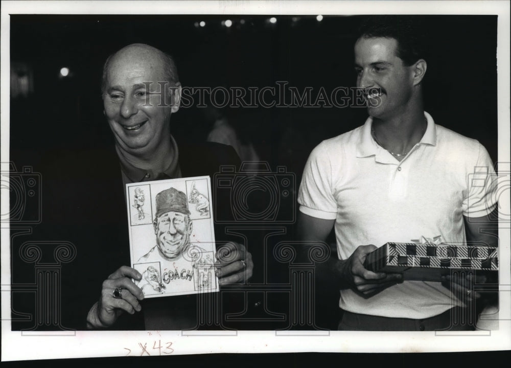1990 Press Photo Richard Hrlevich Retired Hamilton High School Baseball Coach-Historic Images