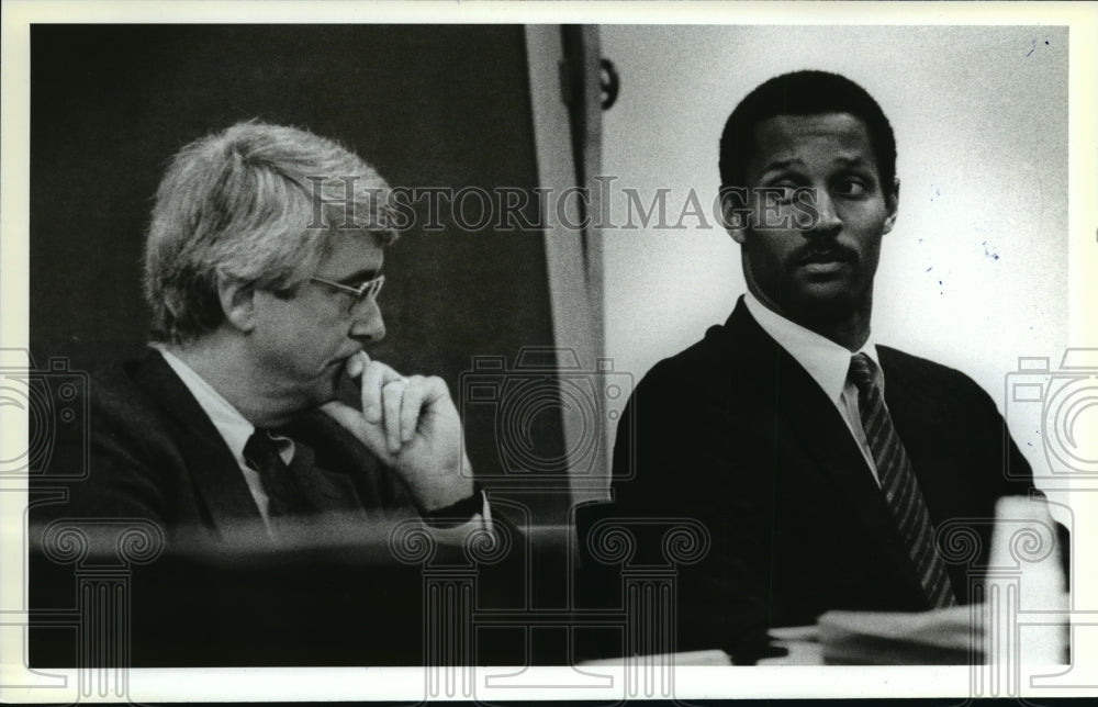 1987 Press Photo James Lofton Trial Green Bay Packers Football - mja55221-Historic Images