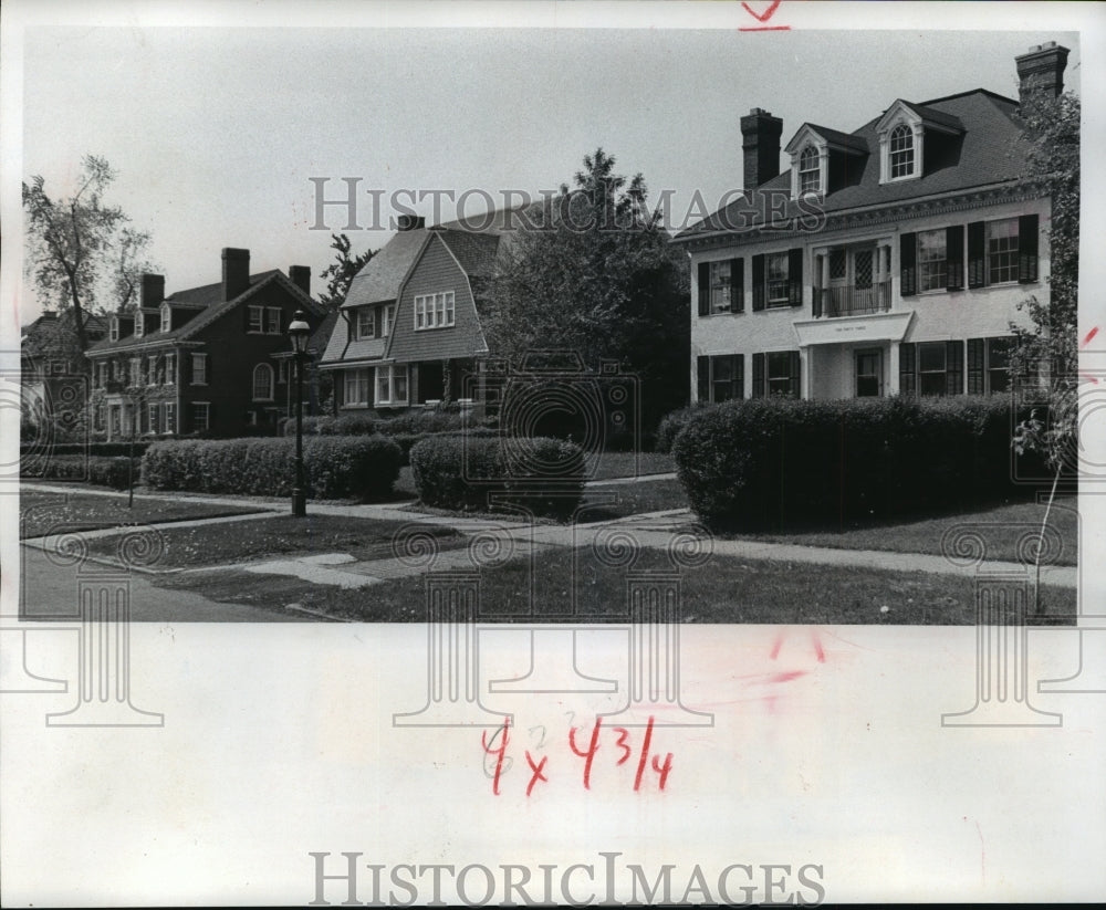 1977 Press Photo Detroit Neighborhoods - mja55333-Historic Images