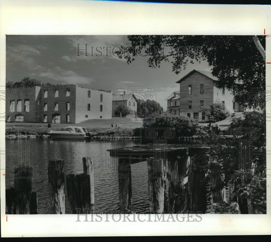 1982 Press Photo Upper Peninsula Landmark Fayette, Now Michigan State Park-Historic Images