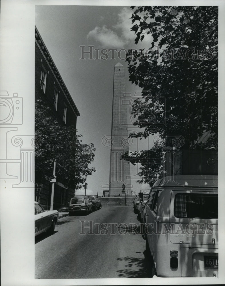 1975 Press Photo Bunker Hill, Charlestown Section of Boston - mja55450-Historic Images