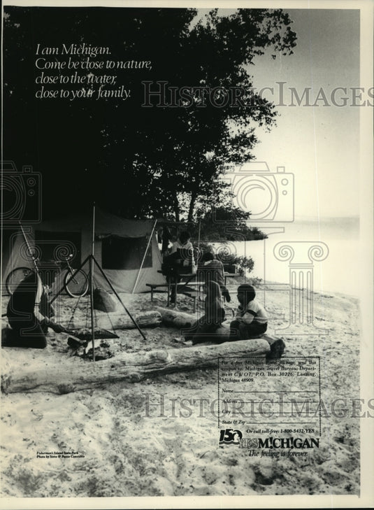 1988 Press Photo YESM!CH!GAN Tourism Ad Campaign - mja55604-Historic Images