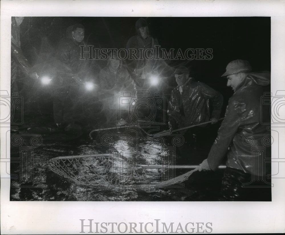 1964 Press Photo Wisconsin Conservation Department In the Wolf River - mja55835 - Historic Images