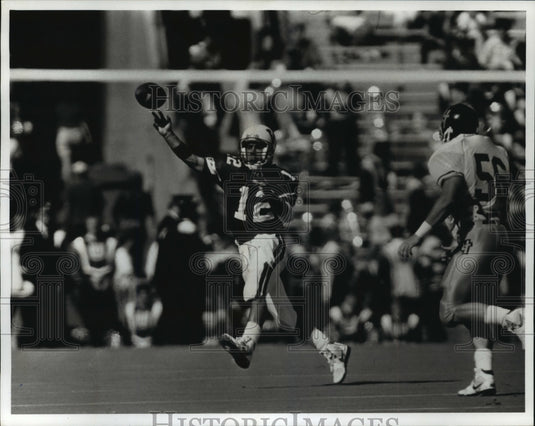1989 Press Photo Sean Wilson of the University of Wisconsin-Madison Badgers-Historic Images