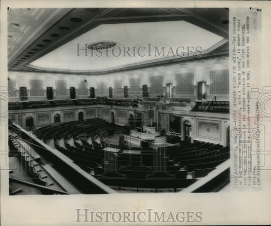 1949 Chamber of the House of Representatives in Washington, D.C. - Historic Images