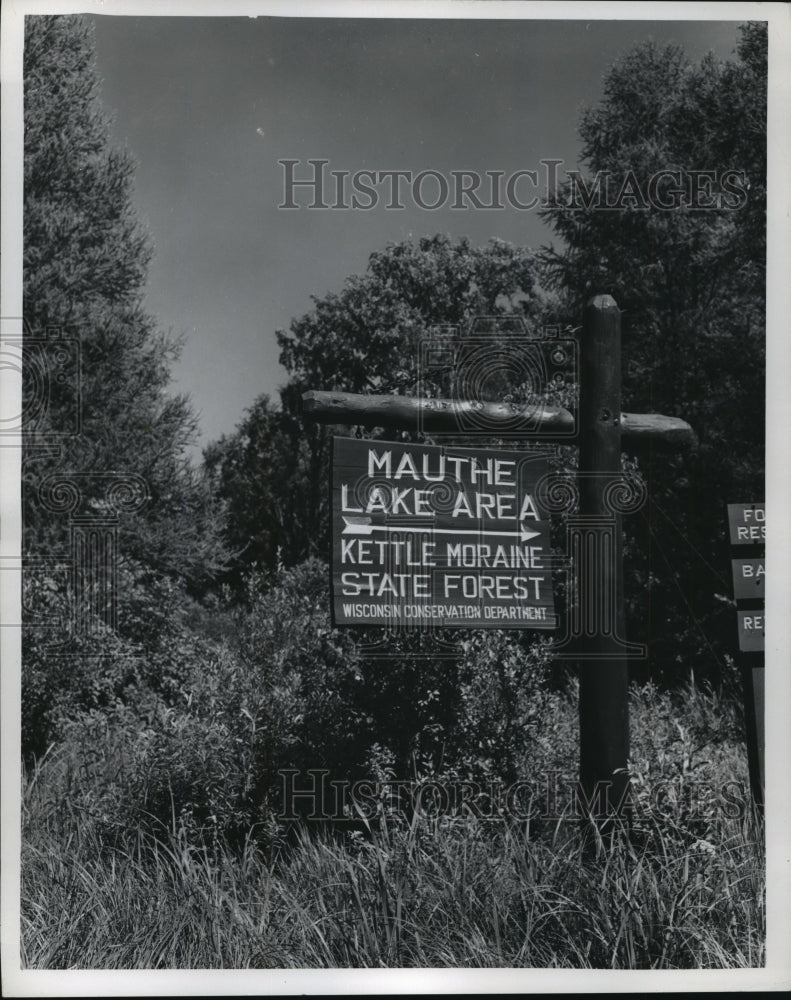 1971 Press Photo Kettle Moraine State Forest in Wisconsin - mja56325-Historic Images