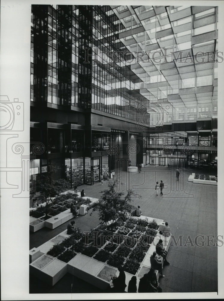 1974 Press Photo Nicollet Mall in Minneapolis, Minnesota - mja56425-Historic Images
