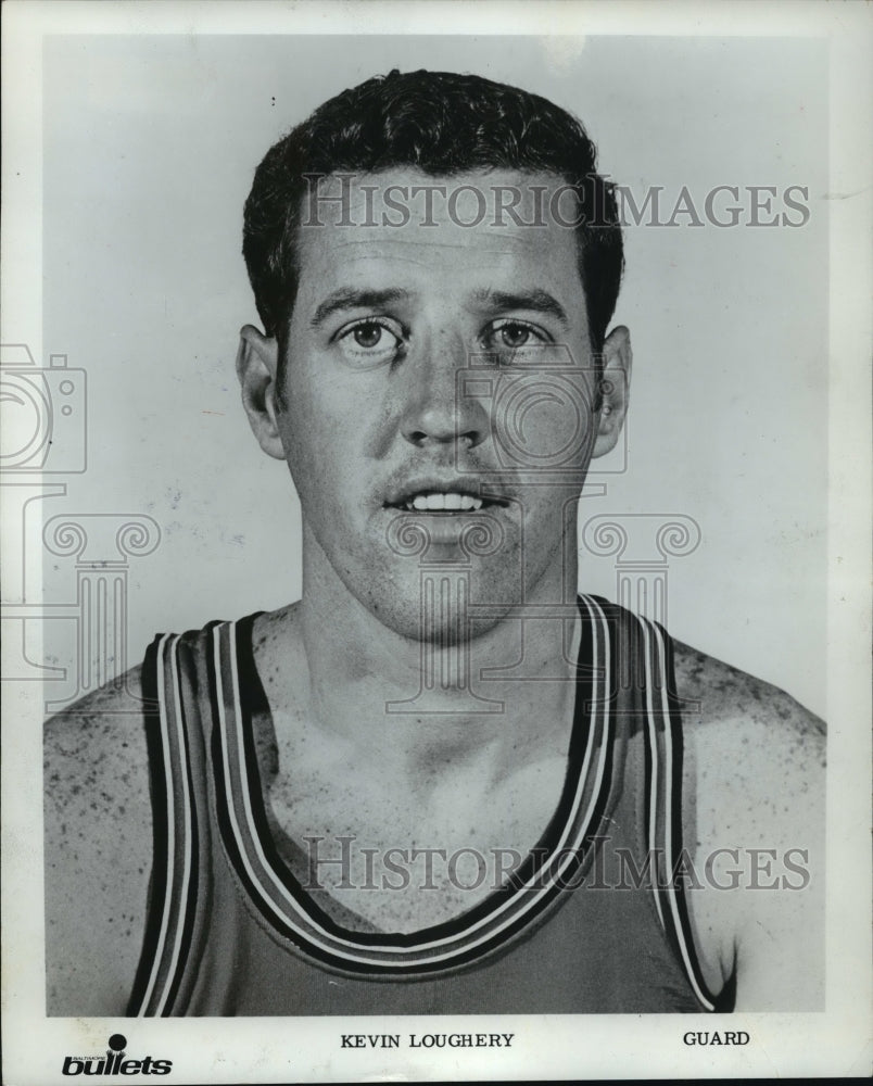 1969 Head shot of Washington Bullets guard Kevin Loughery - Historic Images