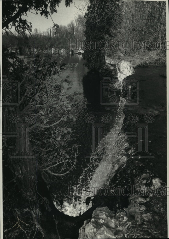 1993 Press Photo Former Quarry at Harrington Beach State Park - mja56631-Historic Images