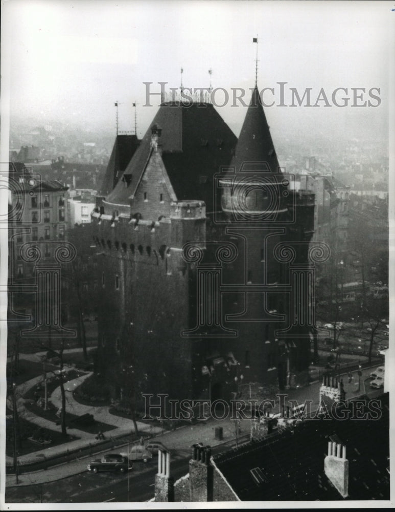 1962 Press Photo Last Vestige of Brussels Wall, The Porte de Hal, Belgium-Historic Images