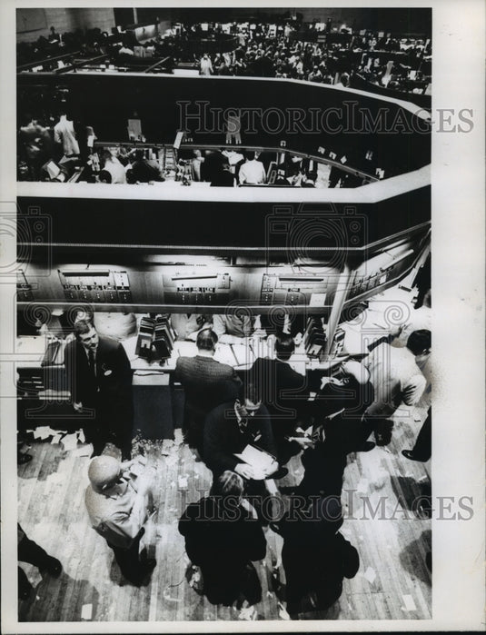 1967 Press Photo New York Stock Exchange, New York City - mja56775-Historic Images