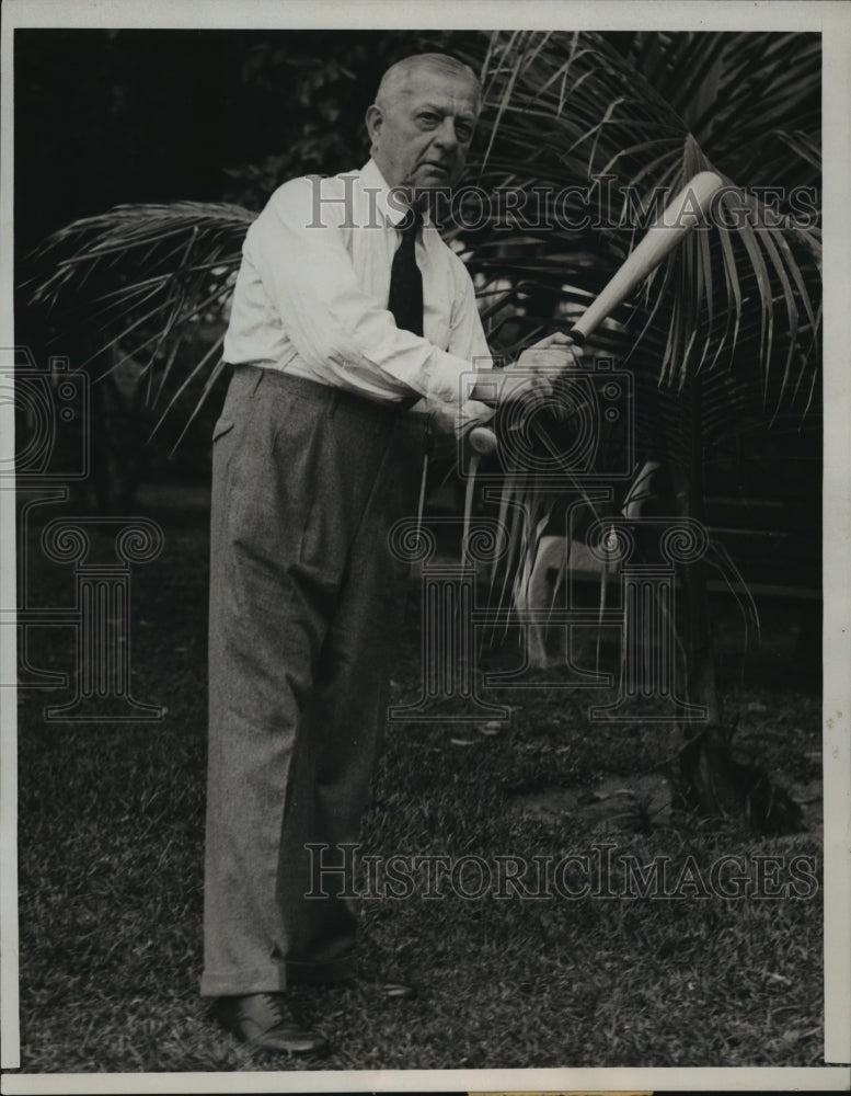1938 Press Photo Former President of the National Baseball League John Heydler-Historic Images