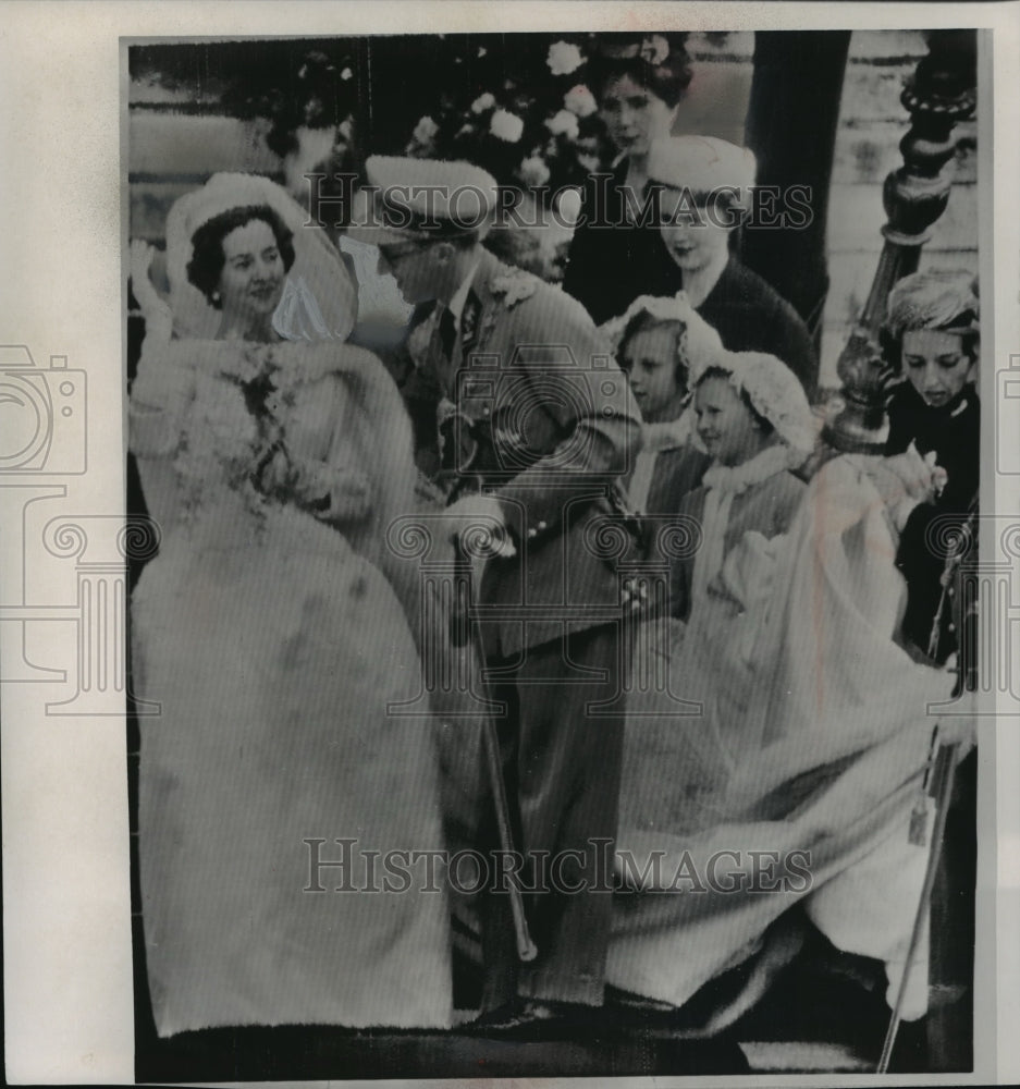 1960 Press Photo King Baudouin of Belgium and Dona Fabiola Wedding - mja56864 - Historic Images