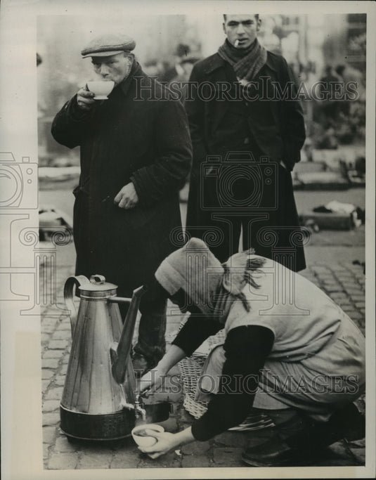 1941 Press Photo Old Market in Brussels, Belgium - mja56892 - Historic Images