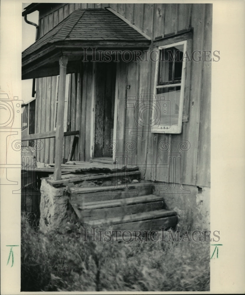 1984 Press Photo 140-Year-Old German-Style Cabin in Wisconsin - mja56927-Historic Images