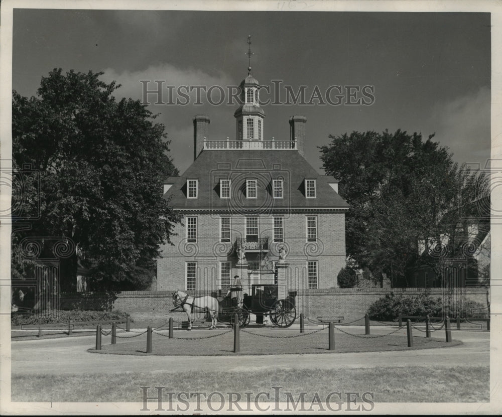 1948 Press Photo Royal Governors Palace In Williamsburg Virginia - mja57100 - Historic Images