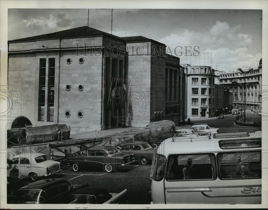 1962 Press Photo Palace of Congresses, Exterior, Brussels, Belgium - mja57206-Historic Images