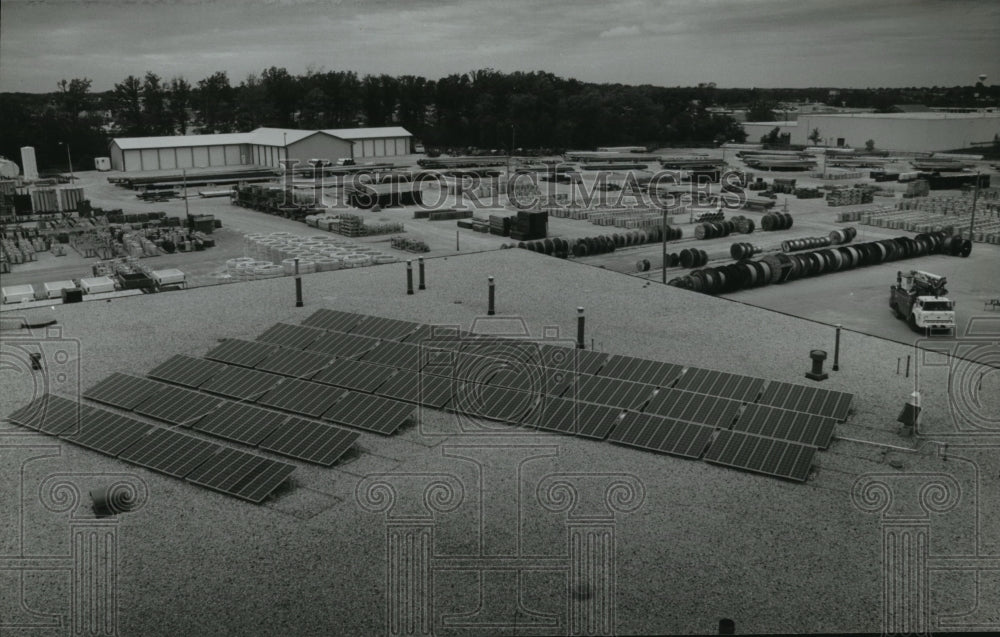 1993 Press Photo Wisconsin Public Service&#39;s Solar Power Plant in Ashwaubenon, WI-Historic Images