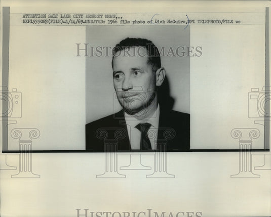 1969 Press Photo Dick McGuire - mja57464-Historic Images