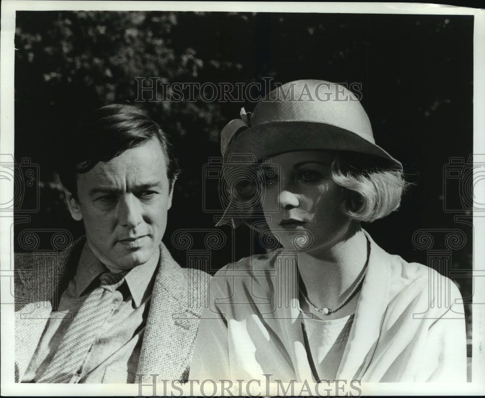 1983 Press Photo Peter McEnery and Wendy Morgan in &quot;Pictures&quot; - mja57629-Historic Images