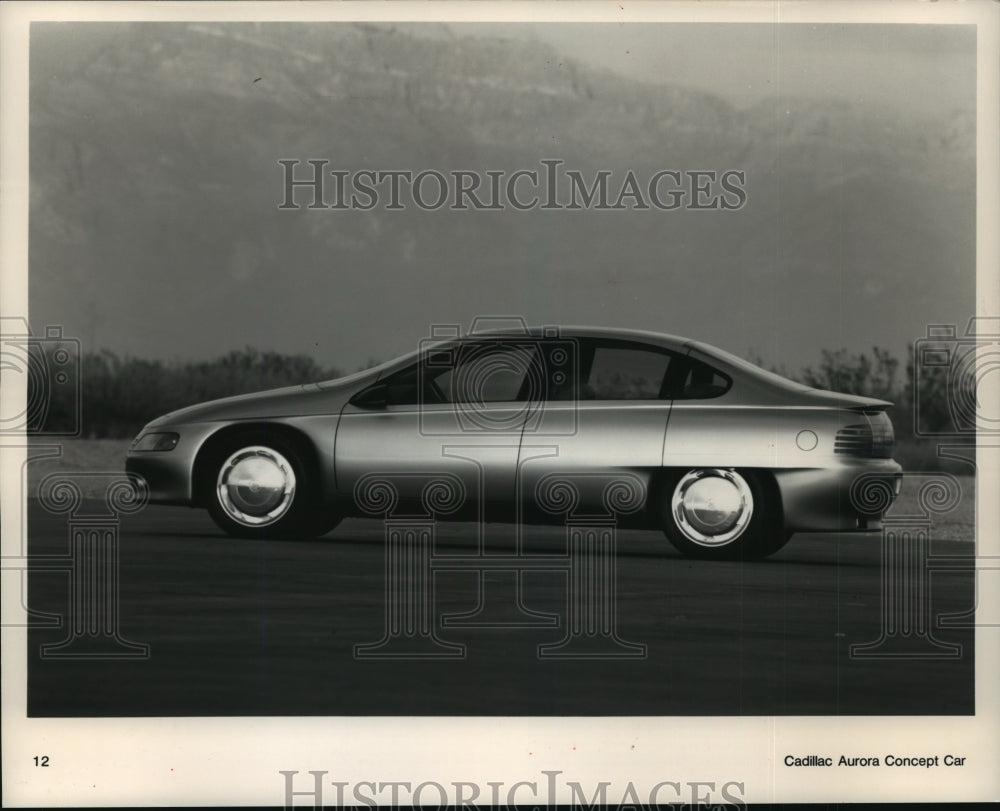 1990 Press Photo Cadillac Aurora Concept Car - mja57750-Historic Images