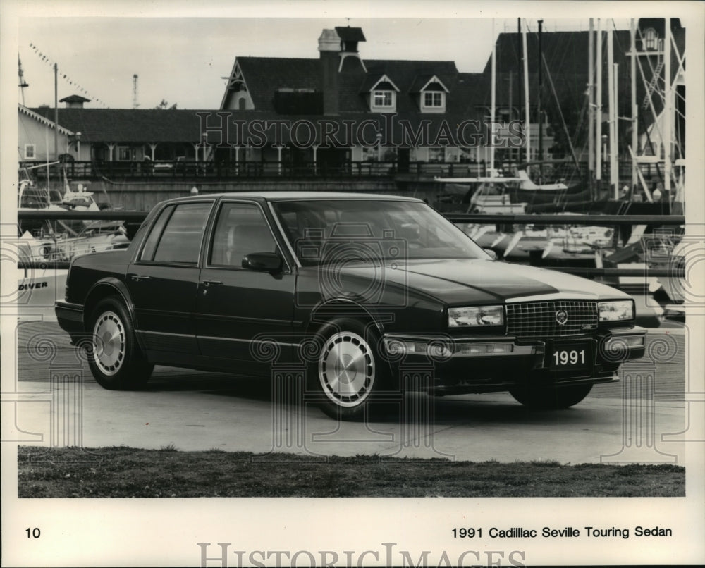 1991 Press Photo 1991 Model Year Cadillac Seville Touring Sedan - mja57828-Historic Images