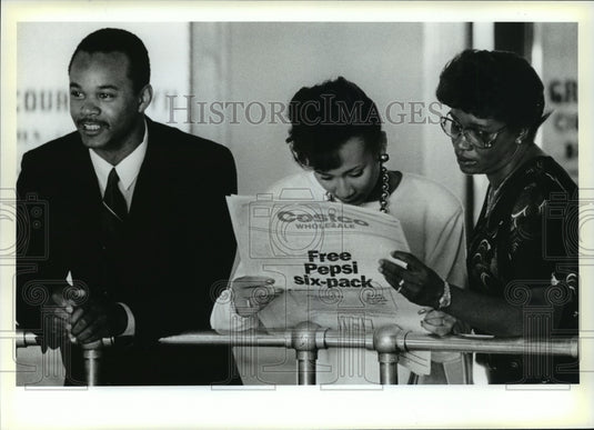 1987 Press Photo Green Bay Packer, Mossy Cade Trial - mja57892-Historic Images