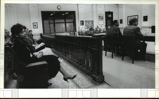 1987 Press Photo Trial of Green Bay Packers Football Player Mossy Cade-Historic Images