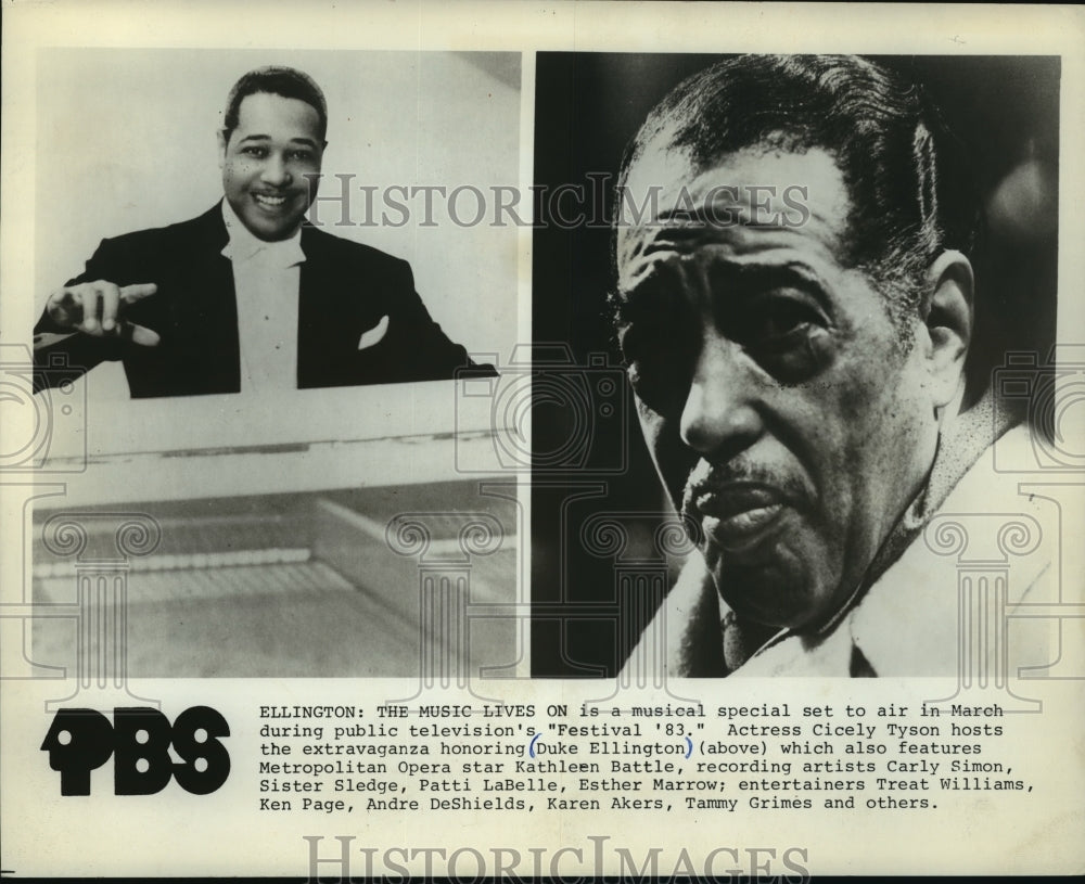 1990 Press Photo Televised Musical Special To Honor Duke Ellington - mja58214-Historic Images