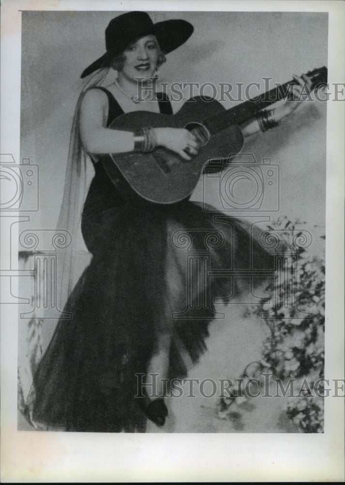 1978 Press Photo Blossom Seele in Spanish Phase of Her Vaudeville Career-Historic Images