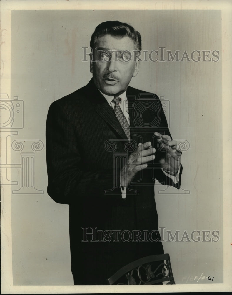 1962 Press Photo Leon Ames, U.S. Actor - mja58721-Historic Images