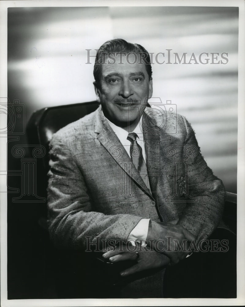 1964 Press Photo Leon Ames, U.S. Actor - mja58722-Historic Images