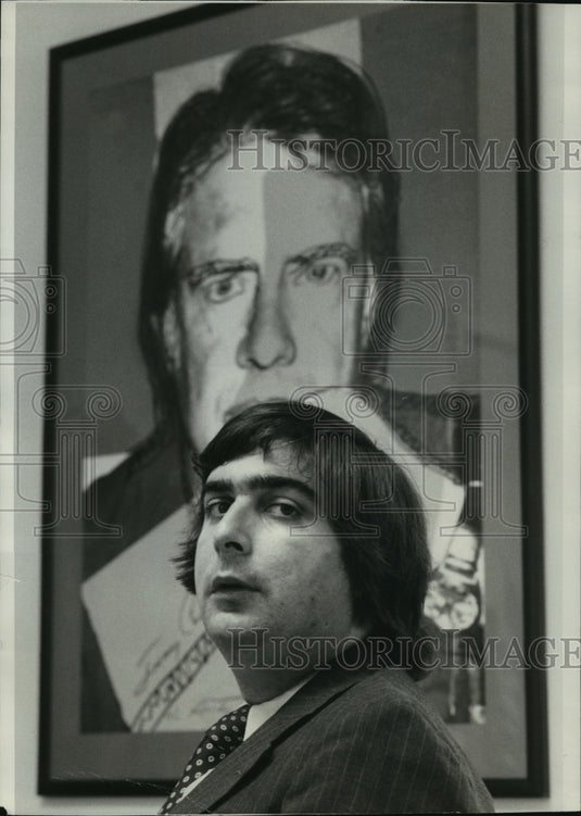 1978 Press Photo Pollster Pat Caddell's political and business influence expands - Historic Images