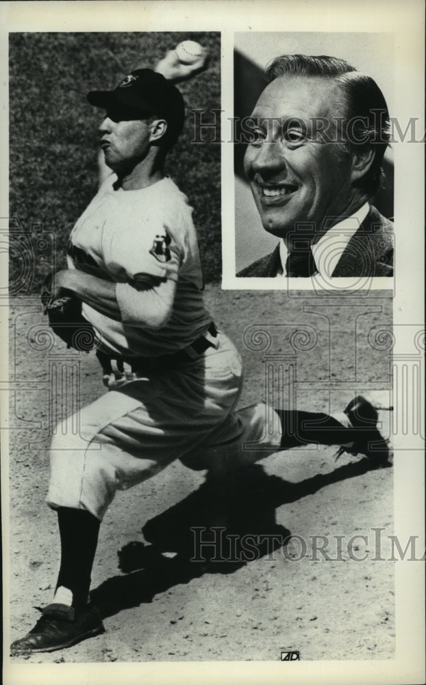 1976 Press Photo Baseball Player Bob Feller - mja58985-Historic Images