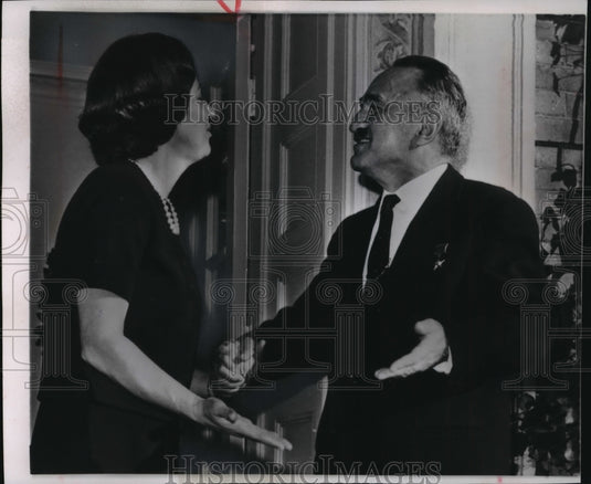 1962 Llewellyn Thompson After Lunch at Washington Residence - Historic Images