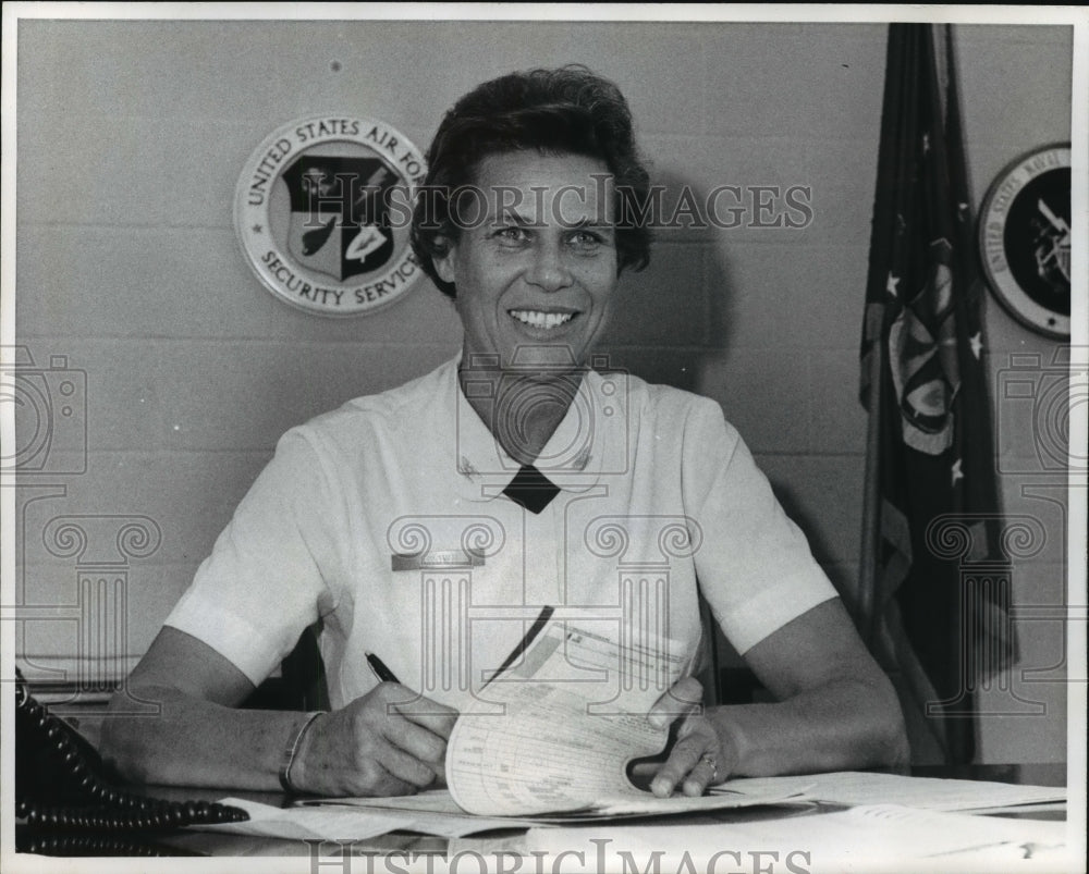 1972 Press Photo Colonel Norma E. Brown Commands 6970th Air Base Group-Historic Images