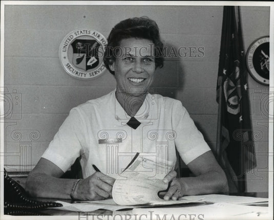1972 Press Photo Colonel Norma E. Brown Commands 6970th Air Base Group-Historic Images