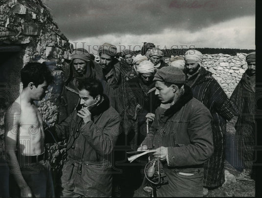 1958 Rebel Army Doctors Examine Volunteers For Liberation Army - Historic Images