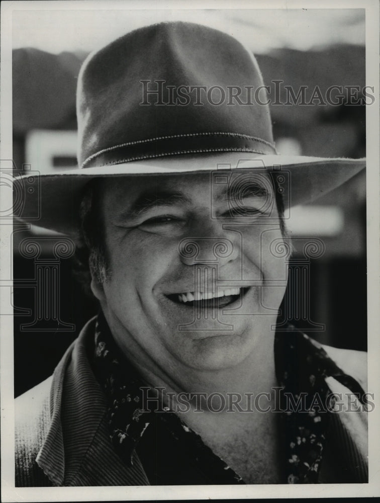 1984 Press Photo Hoyt Axton stars in &#39;Rousters&#39; - mja59824 - Historic Images