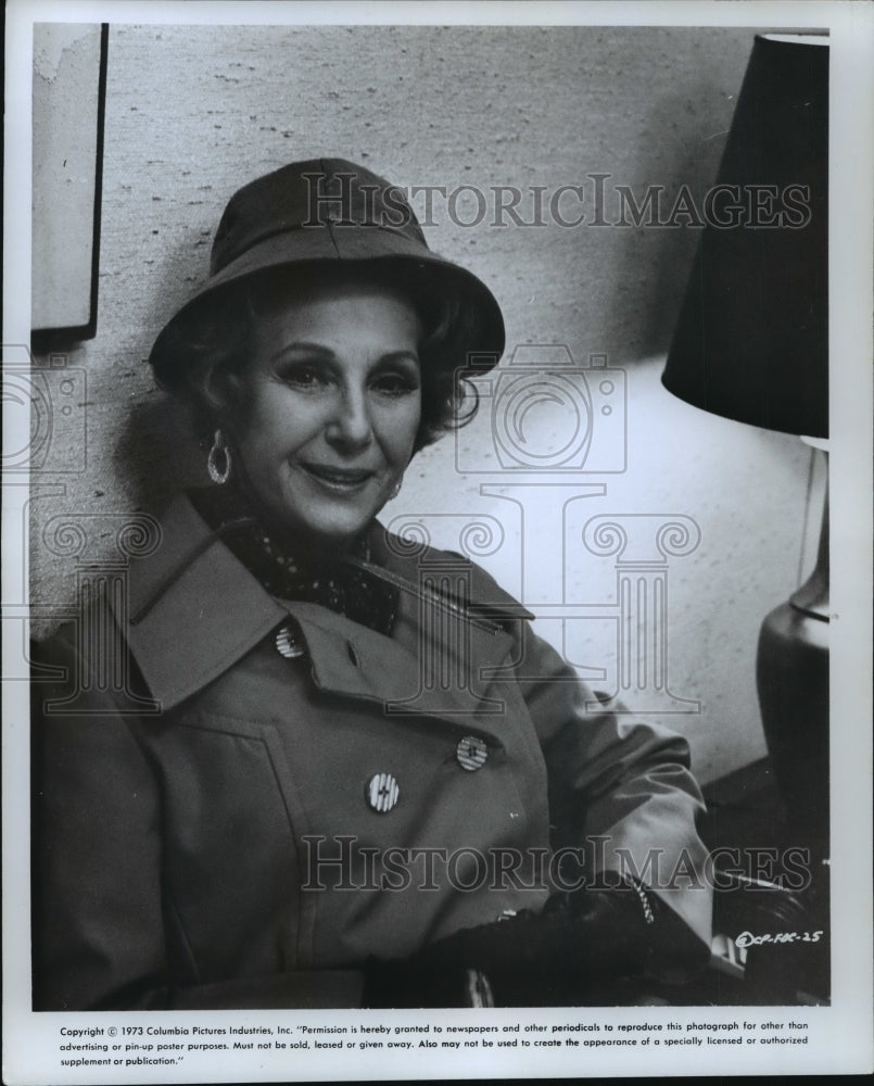 1979 Press Photo Binnie Barnes the actress posed in photograph - mja59903-Historic Images