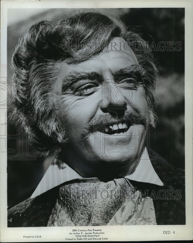 1968 Press Photo Actor Richard Attenborough in "Doctor Dolittle" - mja59976-Historic Images